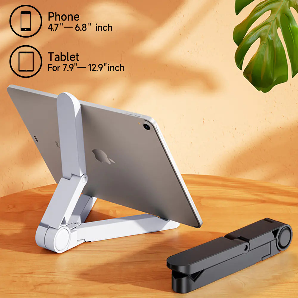 Universal Desktop Tablet Holder - Portable and Foldable