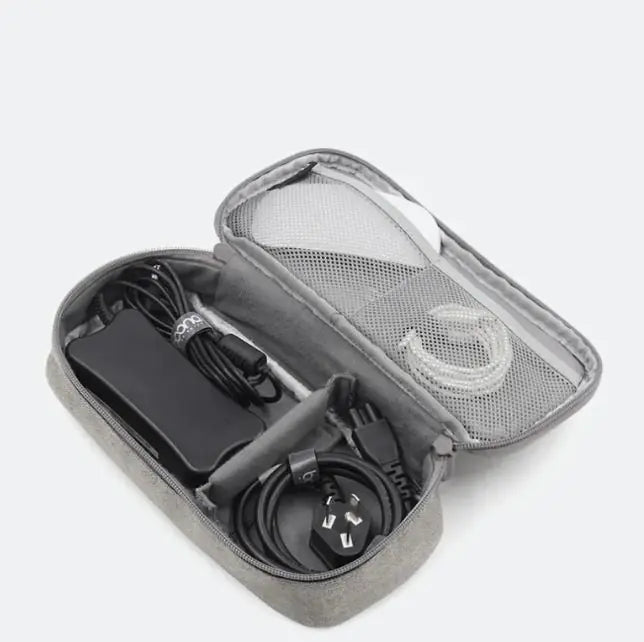 Tech Organizer Bag – Mouse, Charger & Cable Storage Case
