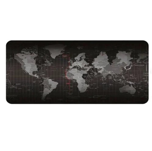 Extended Gaming Mouse Pad – XXL Keyboard & Desk Mat with World Map Design