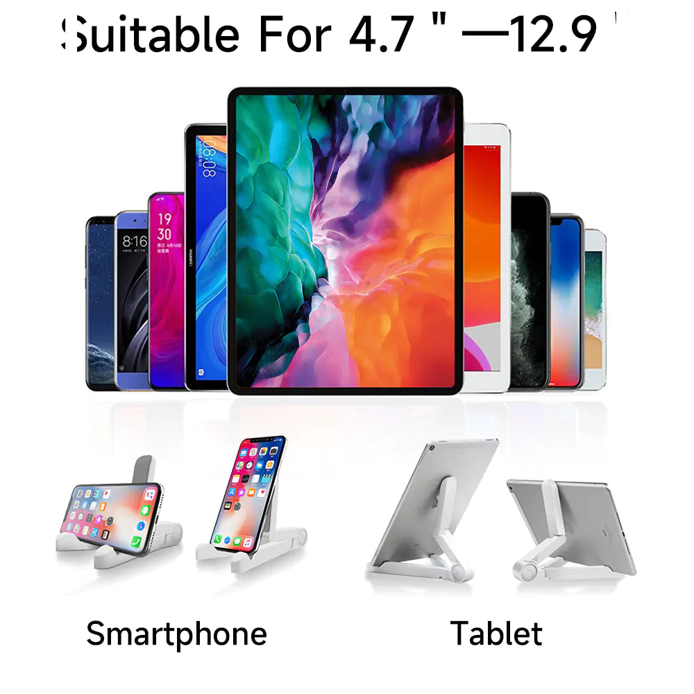 Universal Desktop Tablet Holder - Portable and Foldable
