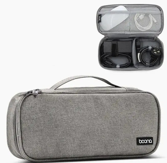 Tech Organizer Bag – Mouse, Charger & Cable Storage Case